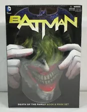 Batman Death Of The Family Book & Mask Set MIB Sealed Joker DC New 52