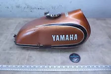 1973 Yamaha RT1 360 Enduro Y876) orange gas petrol fuel tank with cap