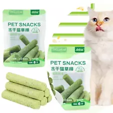 Cat Grass Sticks for Indoor Cats Grass Chew Sticks Teeth Cleaner Catnip Toy Sale