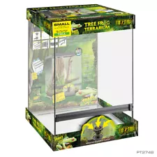 EXO TERRA TREE FROG TERRARIUM -ADVANCED AMPHIBIAN HABITAT -SMALL/TALL - 18x18x24