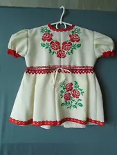 Ukrainian Embroidered Dress, for Girl of age 1-3 years, Ukraine