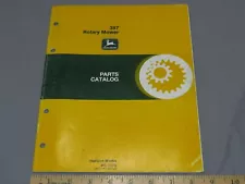 Vintage John Deere 397 Mounted Mower for 820 Tractor Parts Catalog PC-1375