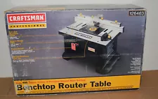 Craftsman Router Table New Old Stock Benchtop Professional 9 26463 USA