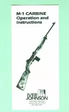 Iver Johnson Model M1 Carbine Owners Manual Reproduction