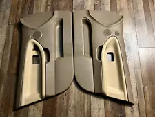 1992-1999 BMW 3 SERIES E36 SEDAN OEM FRONT DOOR PANELS BEIGE