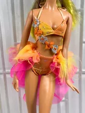 2011 Dancing With The Starts Samba Barbie Doll Clothes Outift Fits MM Only (Read