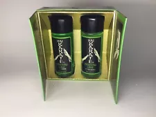 HAI KARATE Vintage Oriental Lime Cologne - After Shave Gift Set. Two Full 4oz