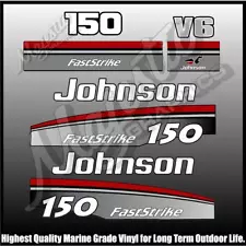 JOHNSON - 150 hp - FAST STRIKE- OUTBOARD DECALS