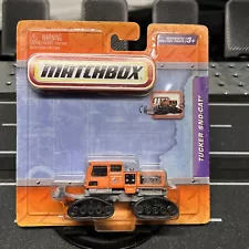 2010 MATCHBOX WORKING RIGS TUCKER SNO-CAT New On Card Orange NIP