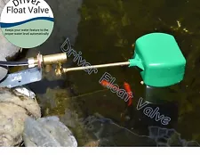 Fall Sale) Float Valve, Auto Fill, for Fish Pond, Koi Pond, (Long Arm)