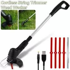 Cordless Weed Eater Electric Weed Wacker Adjustable Handle Grass Trimmer Tool