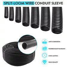 Split Cable Management Wire Loom Cord Covers for Automotive Harness Wrapping Lot