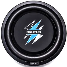 HIFONICS 500W 12" Shallow Mount Dual 4 Ohm Car Subwoofer | BXS12D4