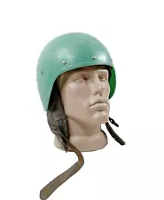 Motorcycle Helmet USSR Green Vintage Soviet Era Accessories Helmets Rare Retro