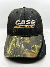 CASE Construction Cap Hat Adult Adjustable Camo K-Products Poly Cotton