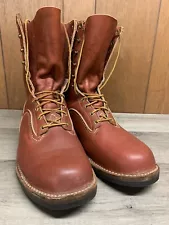 Wesco Lineman Logger Boots, Redwood