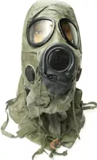 U. S. M-17 GAS MASK W/ CHEMICAL HOOD & ORIGINAL CARRY BAG *