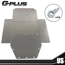 Fit For 08-14 Polaris RZR RZR-S 800 900 New 3/16" Aluminum Skid Plate Heavy Duty