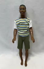 Black African American Ken Steven Male Barbie Doll 1968 Body 1991 Head w/ Outfit