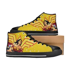 Custom Wonder Woman High Tops Sneaker Canvas Women Shoes