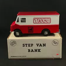 Vintage Ertl Step Van Bank Diecast 1/25 Tisco MINT IN BOX