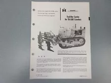 International Dozer-Tool Bar For TD-20B Series Crawlers 2 Page Sales Sheet