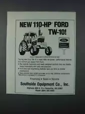 1981 Ford TW-10 Tractor Ad - 110-HP