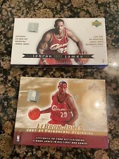 Two (2) 2003-4 Upper Deck Lebron James rookie sets! Possible $1.8M Card Inside!