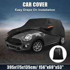 Waterproof 210D-PU Oxford Car Cover for Mini Cooper 2 Door 2002-2021 Black (For: Mini)