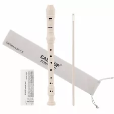 EASTTOP 8 Holes Ivory Soprano Recorder Flute Baroque Musical Instrument New !