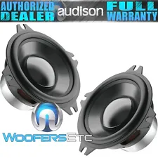 AUDISON AP2 PRIMA 2" ALUMINIUM MIDRANGE 50W 4-OHM SPEAKERS PAIR CAR AUDIO NEW