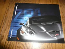 2009 Corvette ZR1 Salesman Sales Showroom Brochure/Poster - Vintage