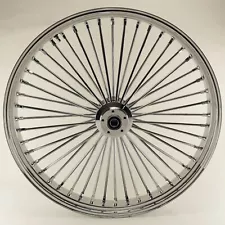 Chrome 48 King Spoke 30" x 4" Front Dual Disc Wheel for Harley & Custom