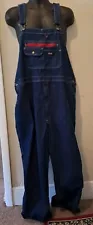 Dickies Jean Bib Overalls Carpenter Workwear Farm Denim Men’s Size 2XLR