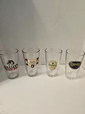 New ListingLot Of 4 Beer Glass