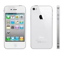 Apple iPhone 4 - 8GB - White (Straight Talk) Cell Phone (Page Plus) c Good