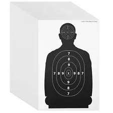 Shooting Target, Targets for Pistol Shooting Targets for the Range, 17x25, 50pk