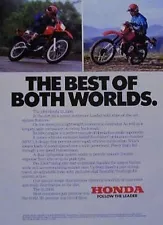 1984 HONDA XL250R Original Motorcycle Ad XL 250 XL250