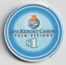 SPA RESORT & AGUA CALIENTE CASINO - California – $1 Casino chip - Low shipping