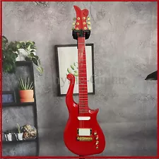 Prince Red Solid Body Electric Guitar Cloud Style Gold Part Hot Sale