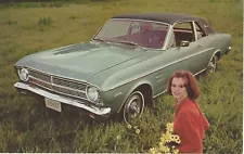 1967 Ford Falcon Futura Sports Coupe Original Unused Postcard Advertising NOS