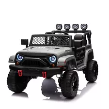 24V Kids Ride on Truck 2 Seater Jeep Electric Battery Power Car Remote Control