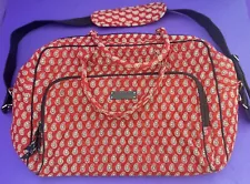 Large Vera Bradley Weekender/Carry-On, Duffle Bag Travel Bag RED BANDANA SALE!