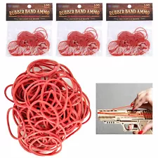 300 Ct Rubber Band Gun Pistol Ammo Sling Shot Toy Shooter Kids Rubberbands Gift