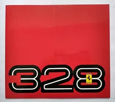 1985 Ferrari 328 GTB GTS Original Sales Brochure Catalog 394/85