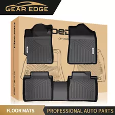 Floor Mats for Toyota Camry 2011-2007 Front & 2nd Row Floor Liner Set TPE Rubber