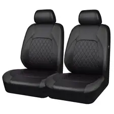 Car Front Seat Covers PU Leather Full Set Interior Cushion Protector Accessories (For: Subaru Loyale)