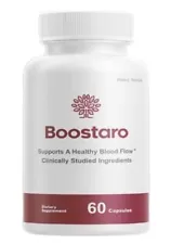 Boostaro Capsules, Boostaro Blood Flow Support for Men, Max Strength (1 Bottle)