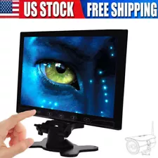 Portable Monitor 10 inch LCD Display Screen with AV VGA HDMI Input for DSLR PC