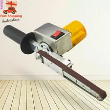 Hand-held Electric Belt Sander Mini Grinder Small Machine With 10* Sanding Belts